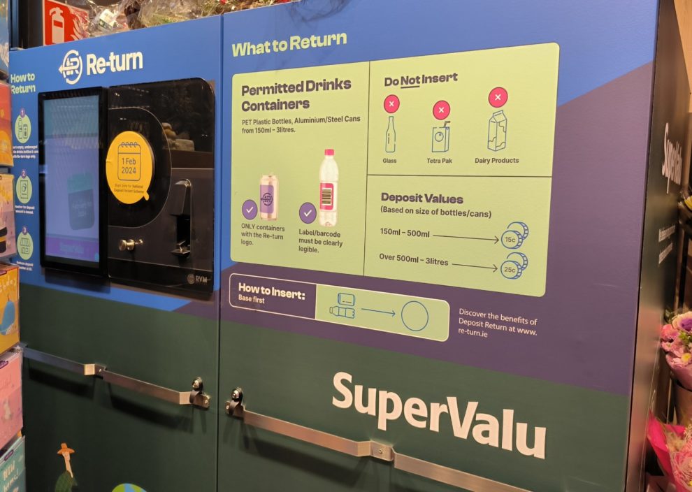 Programa de Depósito para Reciclagem entra em vigor na Irlanda