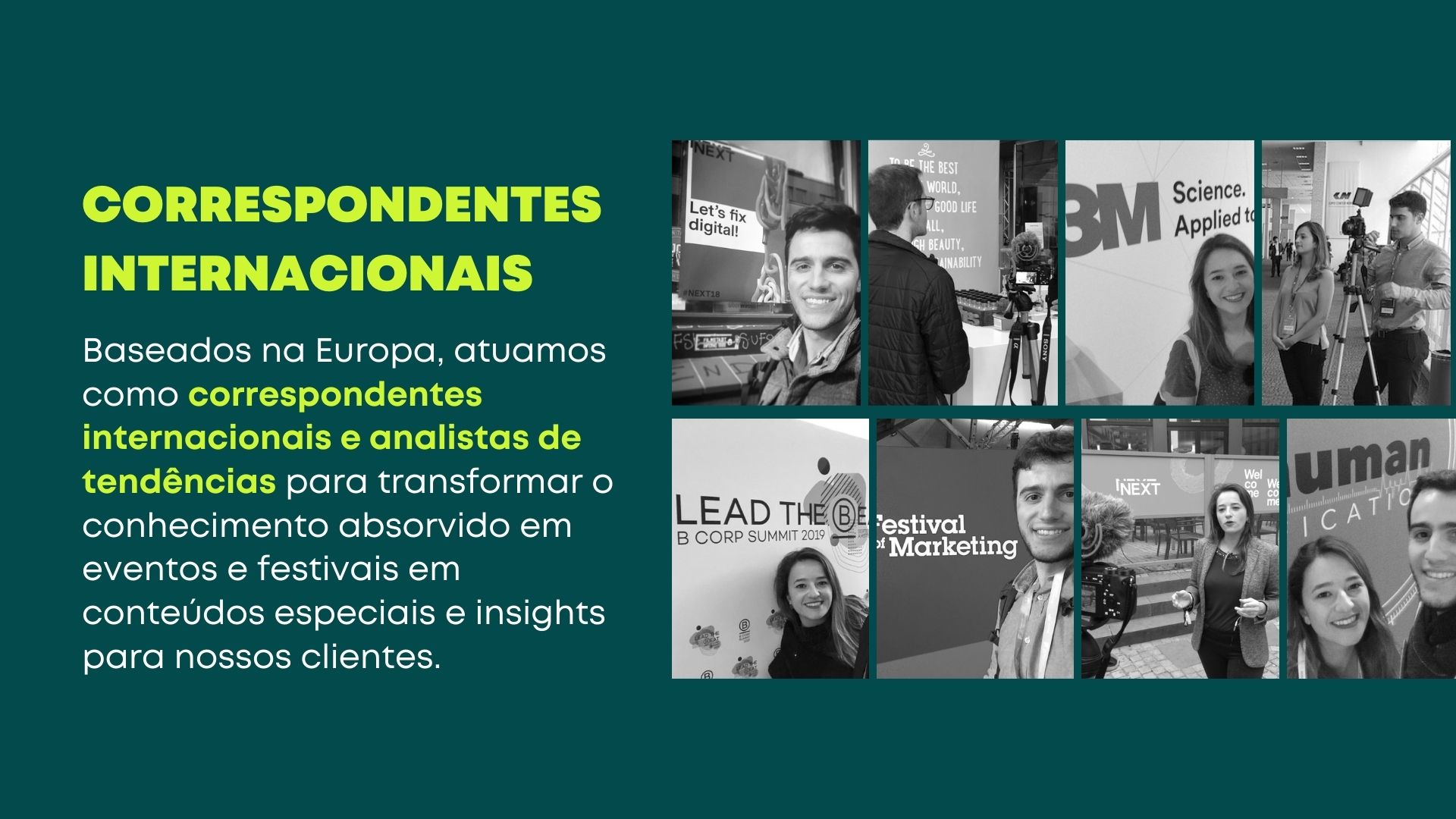 a economia b - correspondentes internacionais