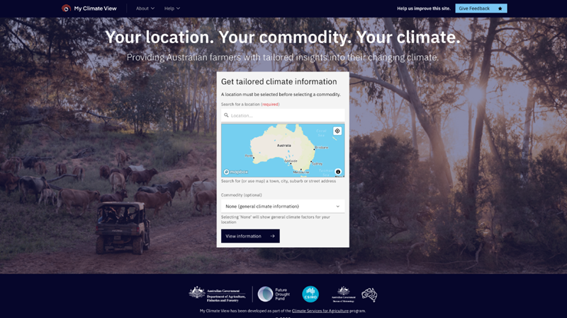 My Climate View – ferramenta auxilia agricultores australianos a lidarem melhor com as consequências das mudanças climáticas