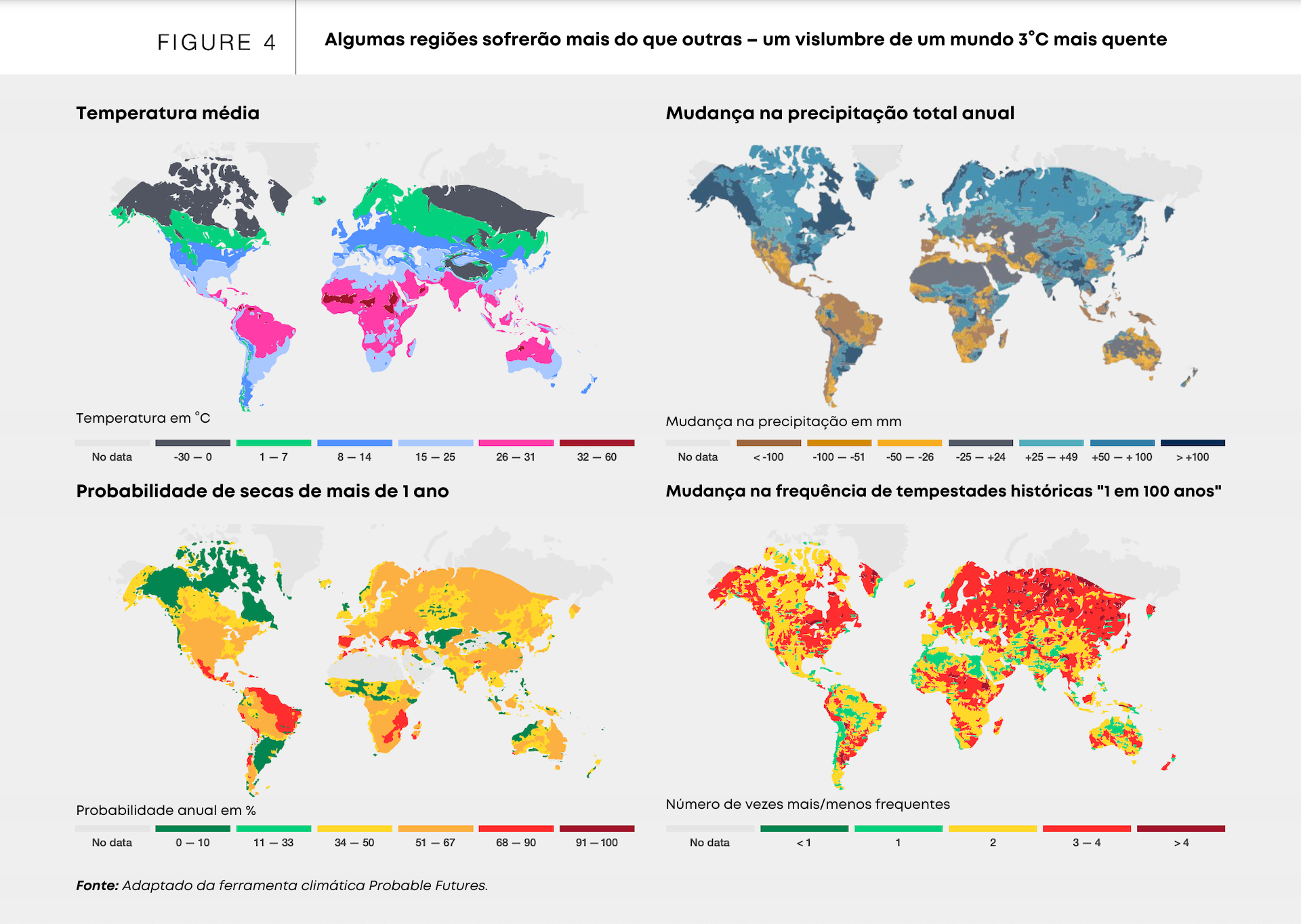 O custo da inação – um olhar para um mundo 3 graus mais quente