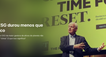 Farol #34 – O ESG durou menos que um ciclo olímpico