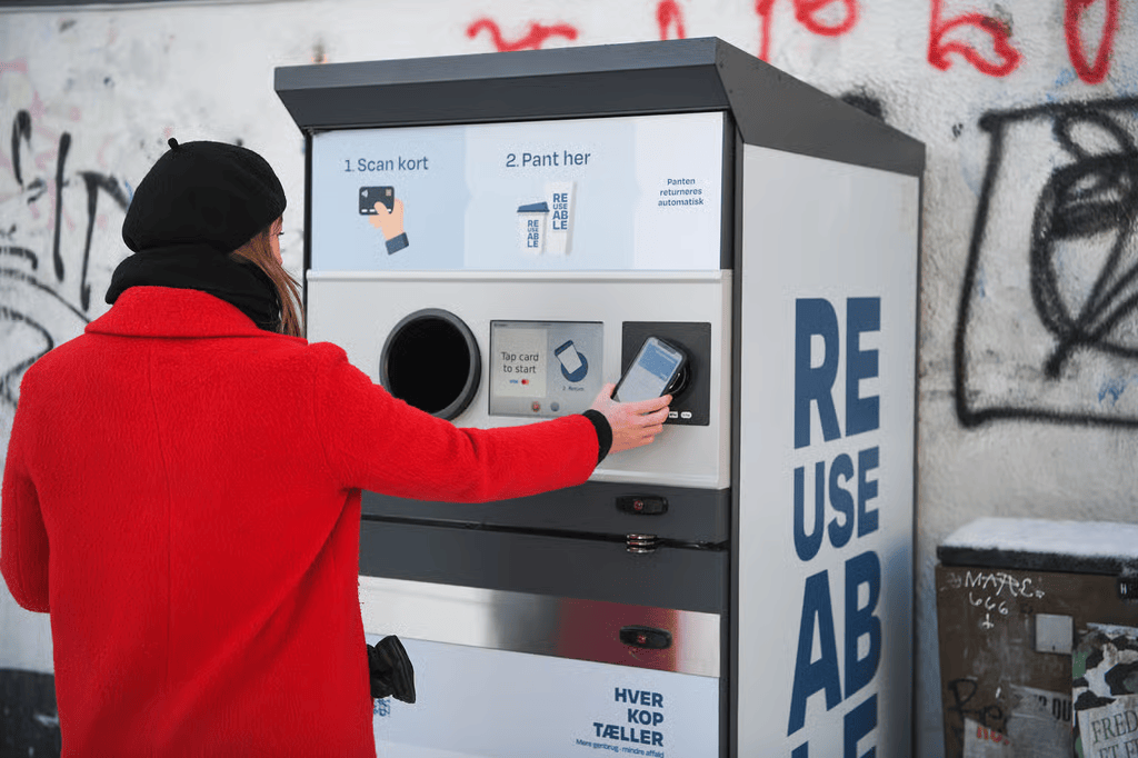 Reciclagem de copos – TOMRA e Aarhus