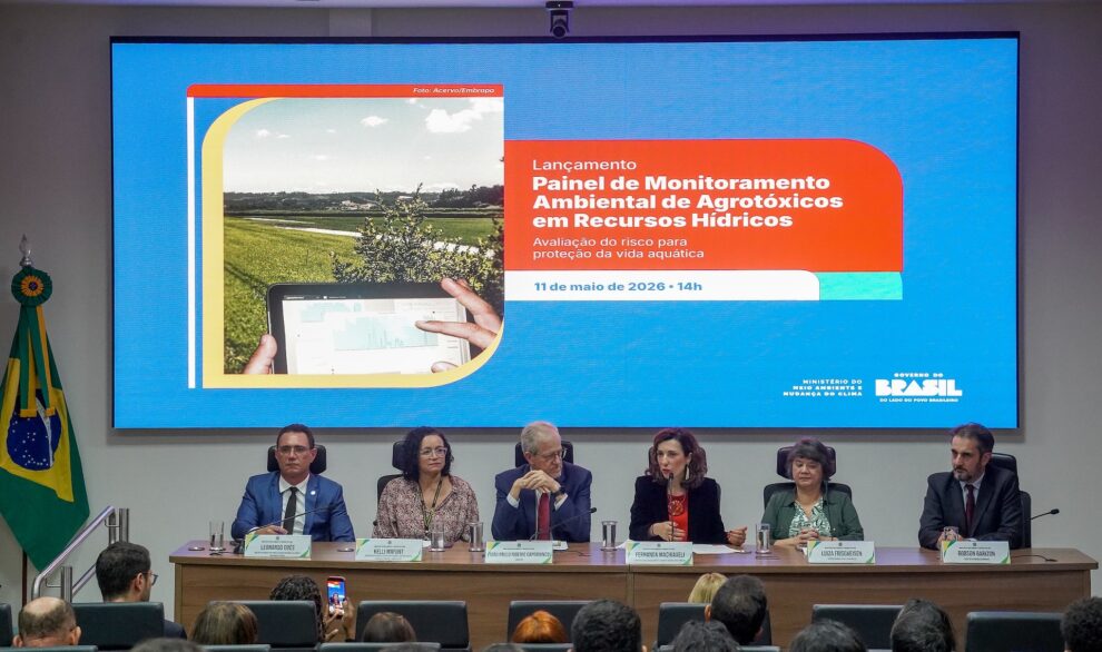Brasil lança painel que monitora presença de agrotóxicos em rios e na vida aquática