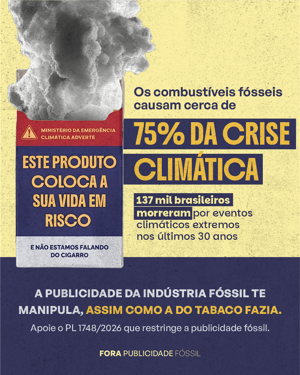 Instituto Clima de Política – Campanha Fora Publicidade Fóssil