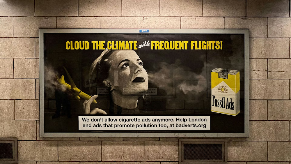 Movimento global contra publicidade fóssil